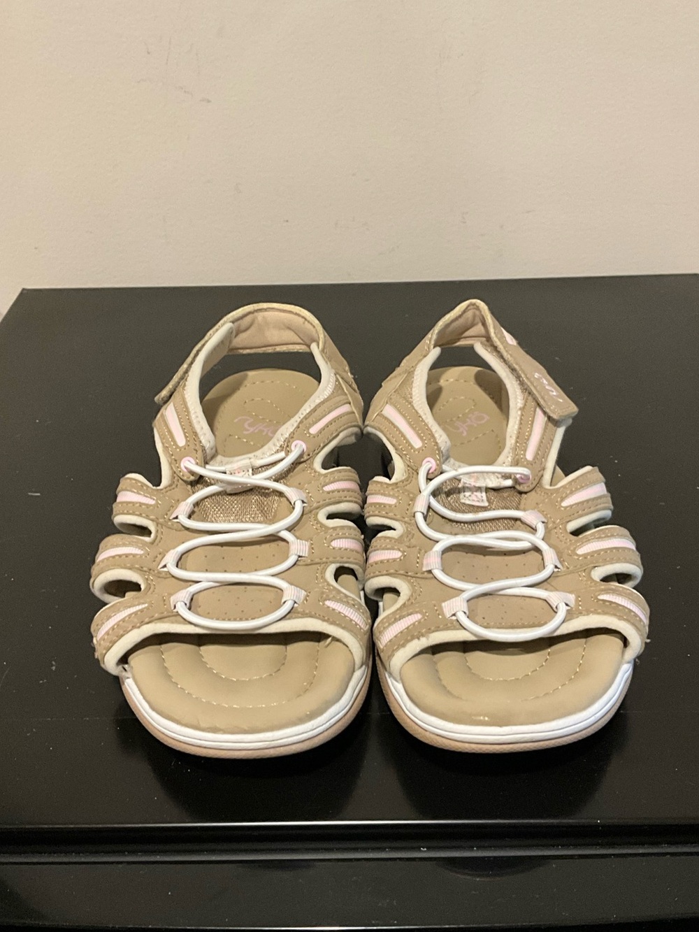 Ryka Taupe and Light Pink Outdoor Sport Sandals Size 9